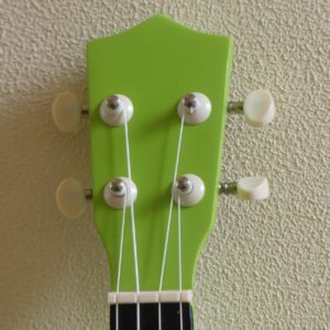 Uklelele 12 frets groen met tasje en plectrum kind gadgets voor gitaar en muziek cadeau