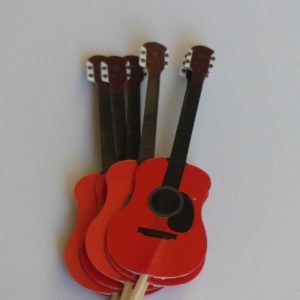 Prikkers in gitaar vorm gadgets voor gitaar en muziek cadeau