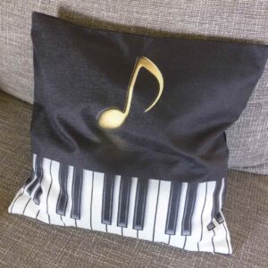 kussenhoes muzieknoot